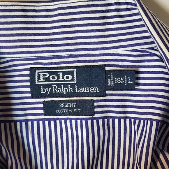 Ralph Lauren Men's Striped Button Down Shirt - Picture 3 of 6